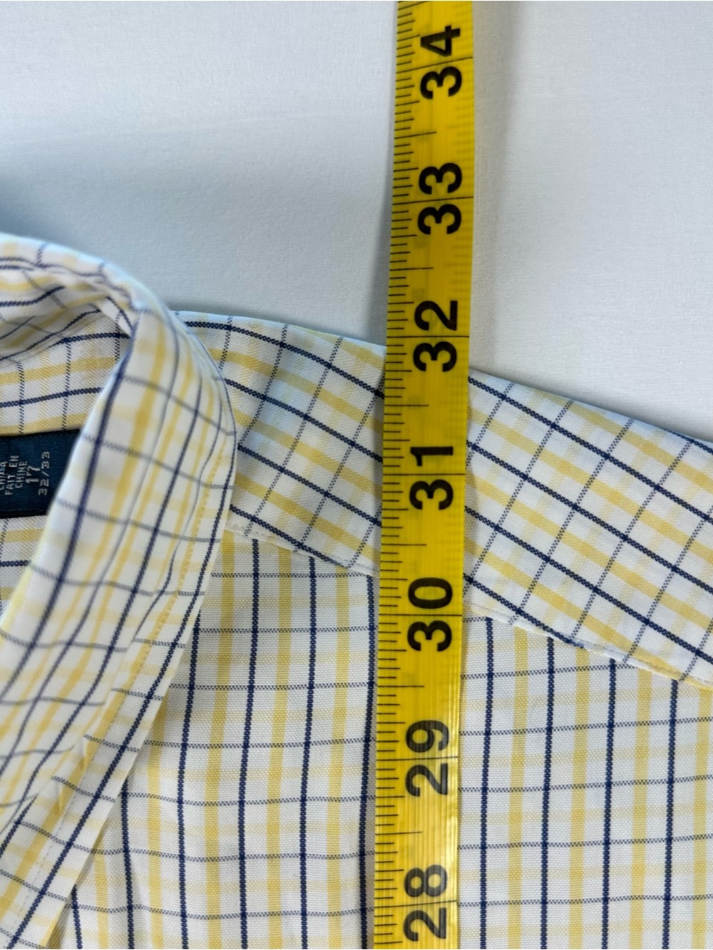 Ralph Lauren Classic Fit Shirt Mens XL 17 32/33 Plaid Multicolor Pony - Picture 9 of 12